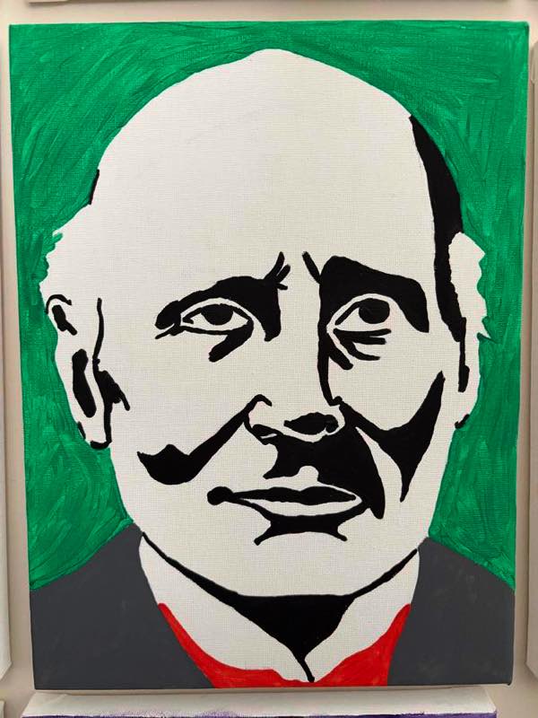 Alfred North Whitehead, painted by John Stoszkowski