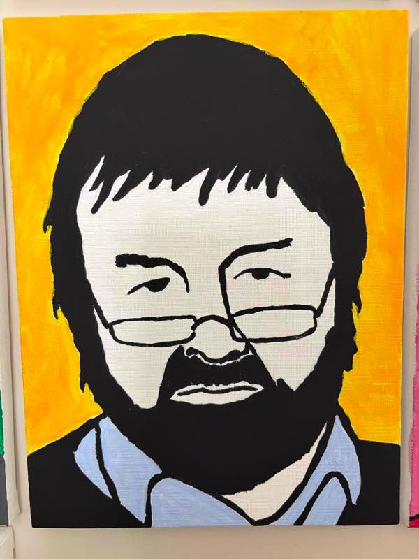 Iain McGilchrist, painted by John Stoszkowski