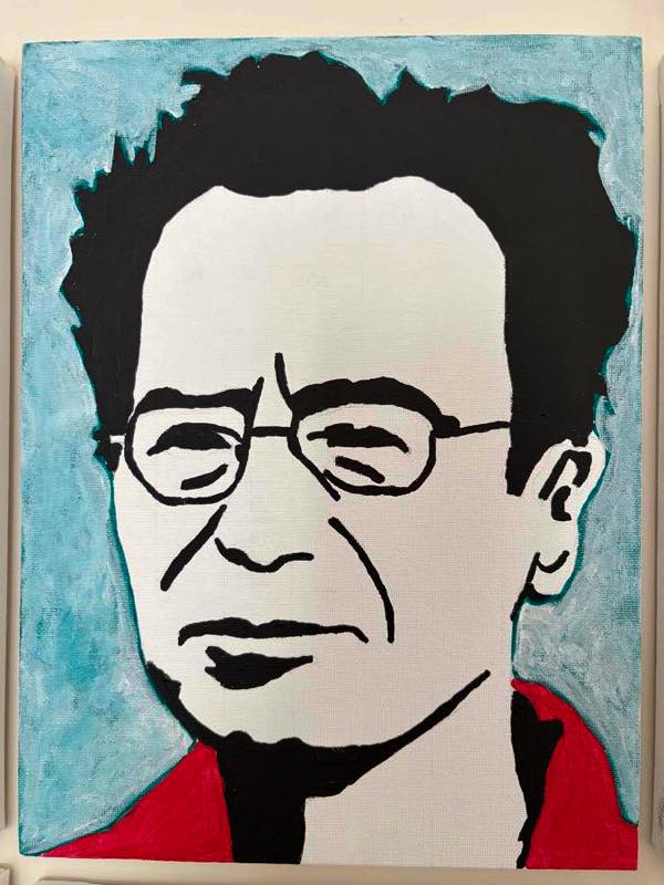 Ray Peat, painted by John Stoszkowski