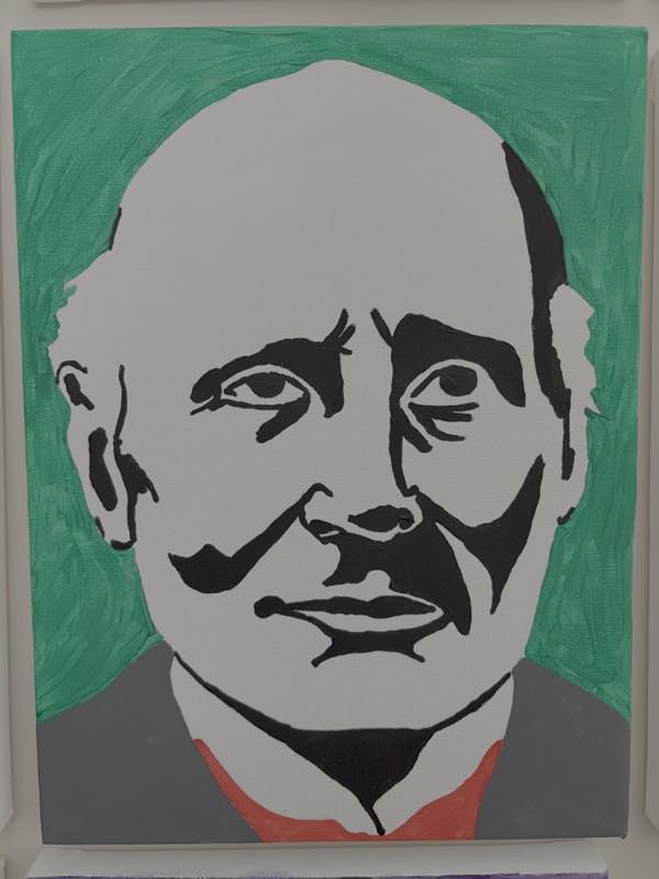 Alfred North Whitehead, painted by John Stoszkowski