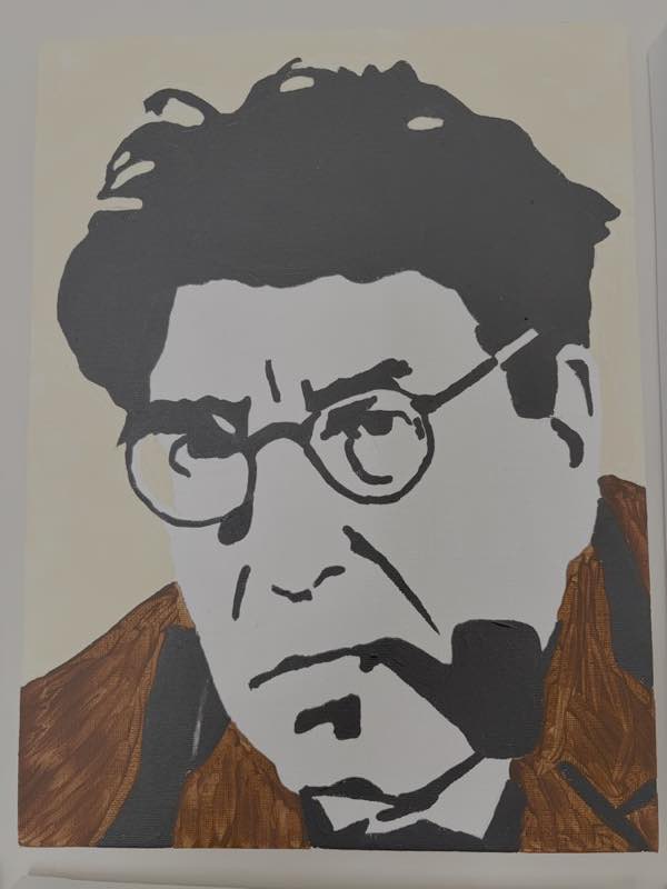 Ernst Bloch, painted by John Stoszkowski