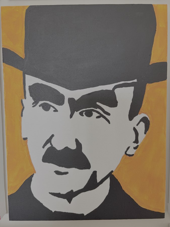 Painting of Henri Bergson by John Stoszkowski