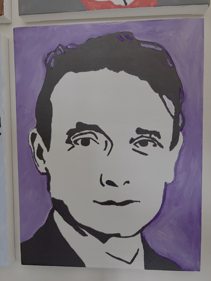 Painting of Rudolf Steiner by John Stoszkowski